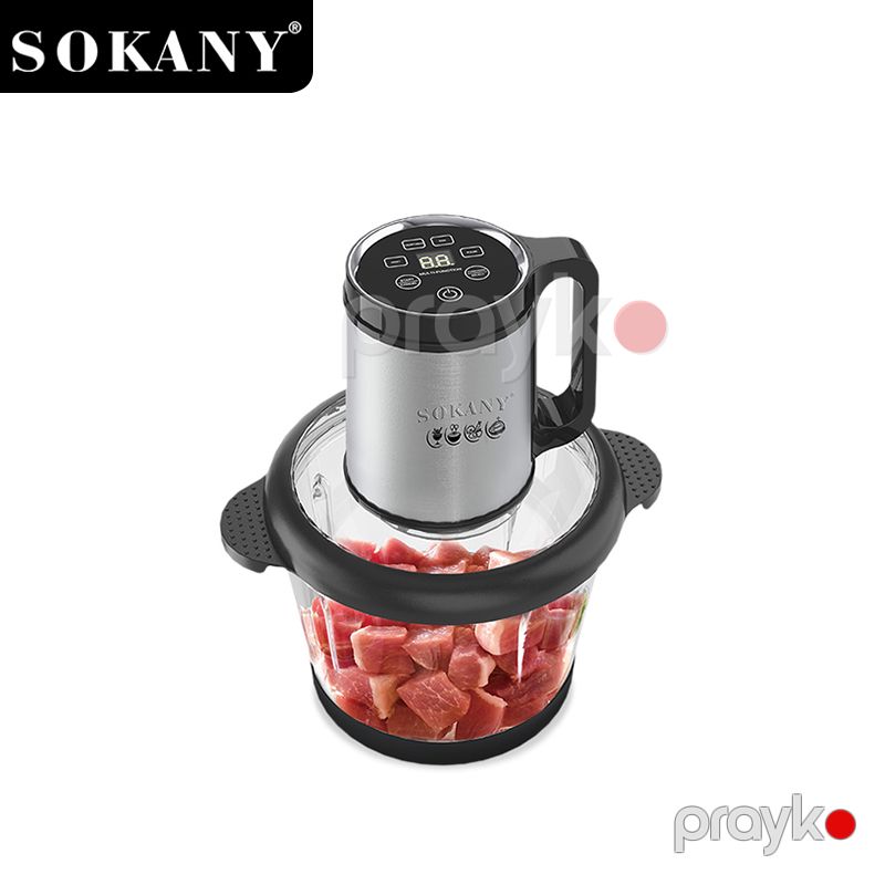 Sokany SK-06027 600W 3L Çoxfunksiyalı Sensorlu Elektrikli Doğrayıcı Wonder Chopper Blender — Blenderlər, xırdalayanlar və mikserlər, Bakı (2)
