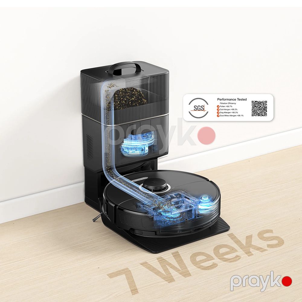 Roborock S8+ Avtomatik Boşaltma Doklu Ağıllı Yeni Nəsil Robot Tozsoran — Tozsoran, Bakı (6)