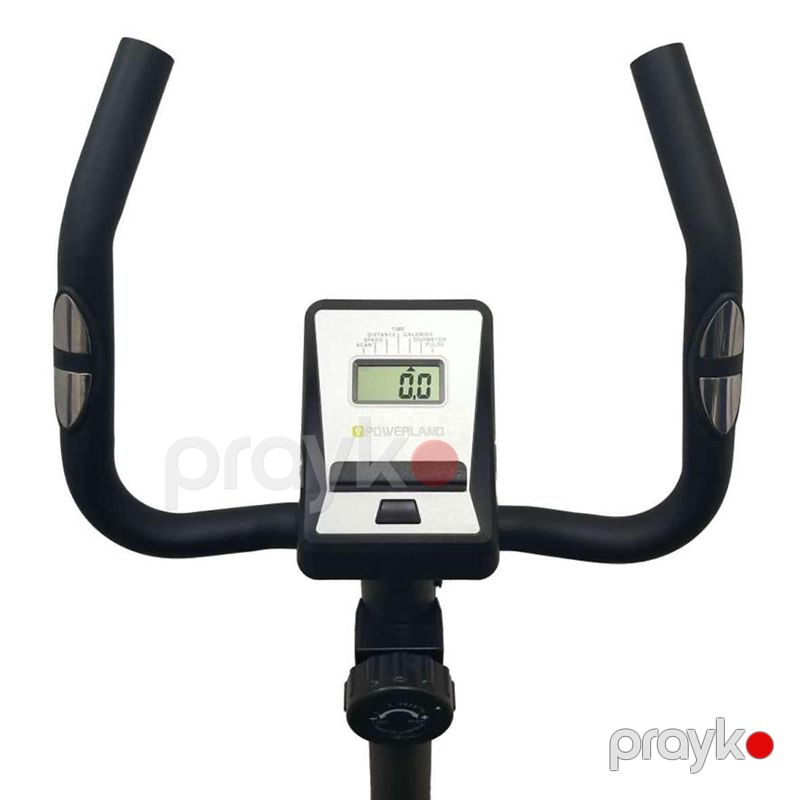 YK-10S15B Fitness Maqnetik İdman Velosipedi LED Ekranlı Qara 100kq Powerland Şaquli İdman Velosipedi — Fitness və simulyatorlar, Bakı (5)