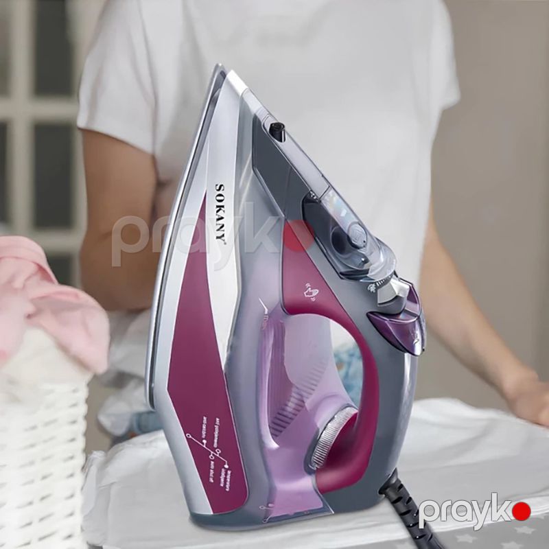 Sokany SK-11019 Buxar Funksiyalı Elektrik Ütü 2400 Vt, 400 ml Keramik Buxarlı ütü — Ev texnikası, Bakı (3)