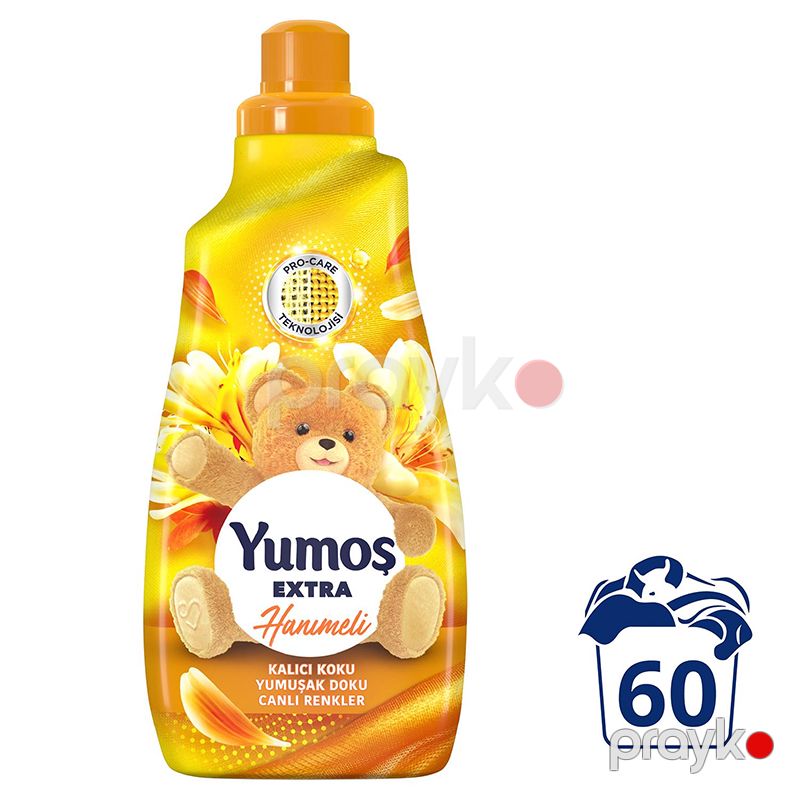 Yumoş Extra Hanımeli Yumuşatıcı 1440 ml 60 Yıkama Yumoş Extra Çamaşır Yumuşatıcı 1440 ml — Mallar, Bakı (3)