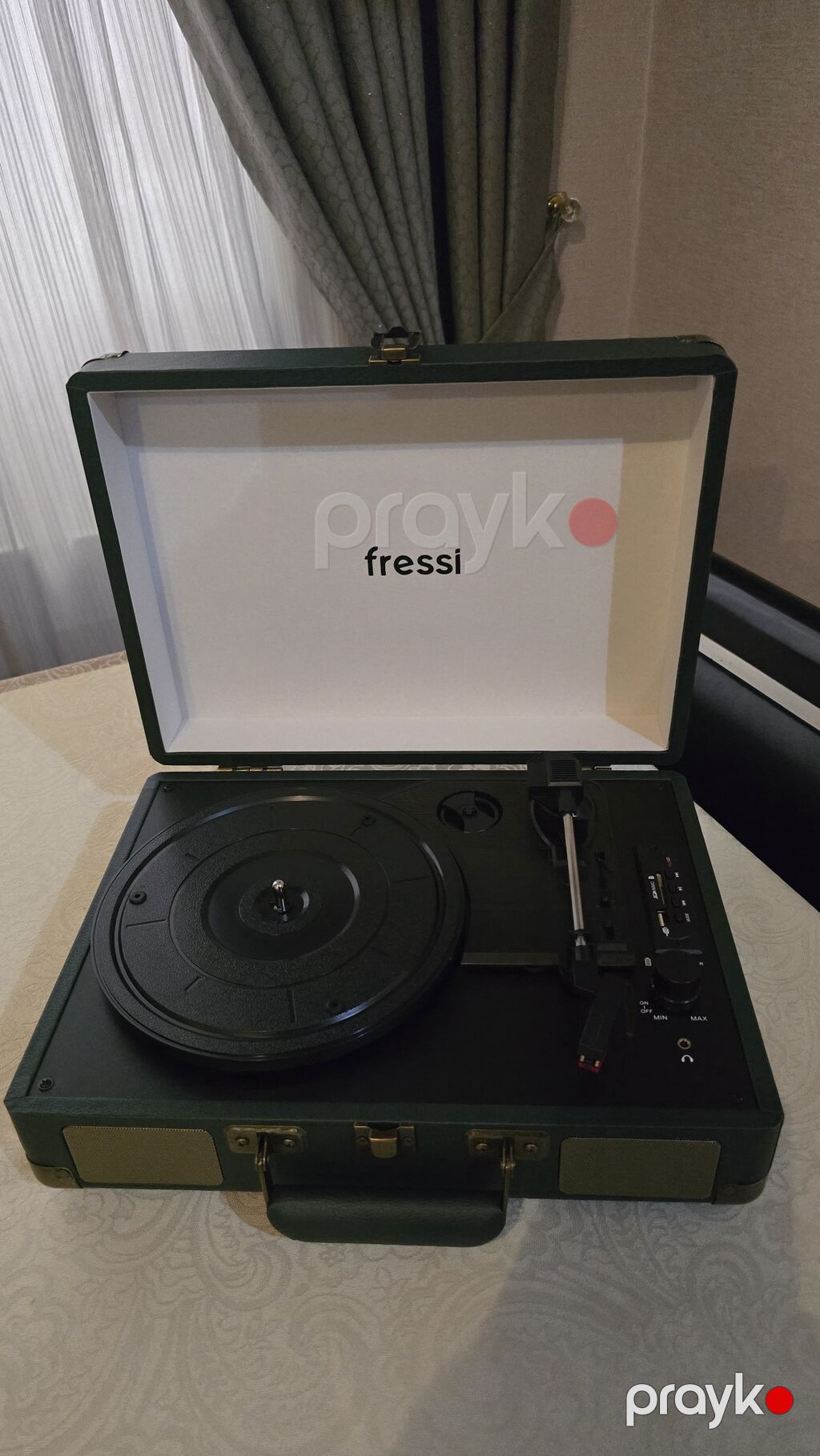 Fressi qrammofon/plastinka pleyeri – çamadan tipli, portativ dizayn — Vinil proqreslər və aksesuarlar, Bakı (3)