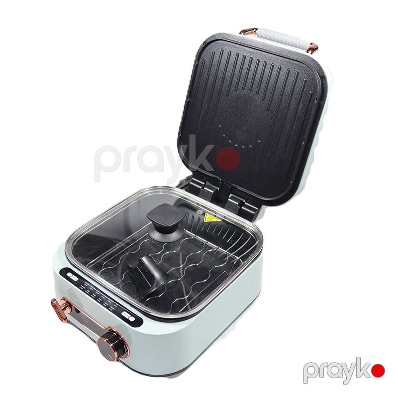 Orvica ORM-8812 Çoxfunksiyalı Elektrikli Qril Barbekü Hava Fritöz Qızardıcı 2100 W — Soba və qrillər, Bakı (4)