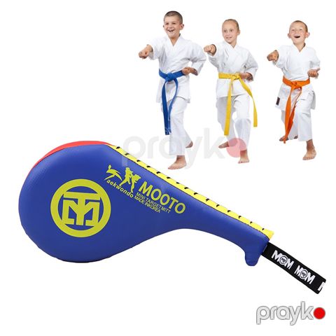 Göy Rəngli Mooto Klassik Taekvando Lapası Dayanıqlı Taekvondo Süngər Ayaq Hədəfi Boks Sanda Məşqo Üçün Kick Pad — Bakı
