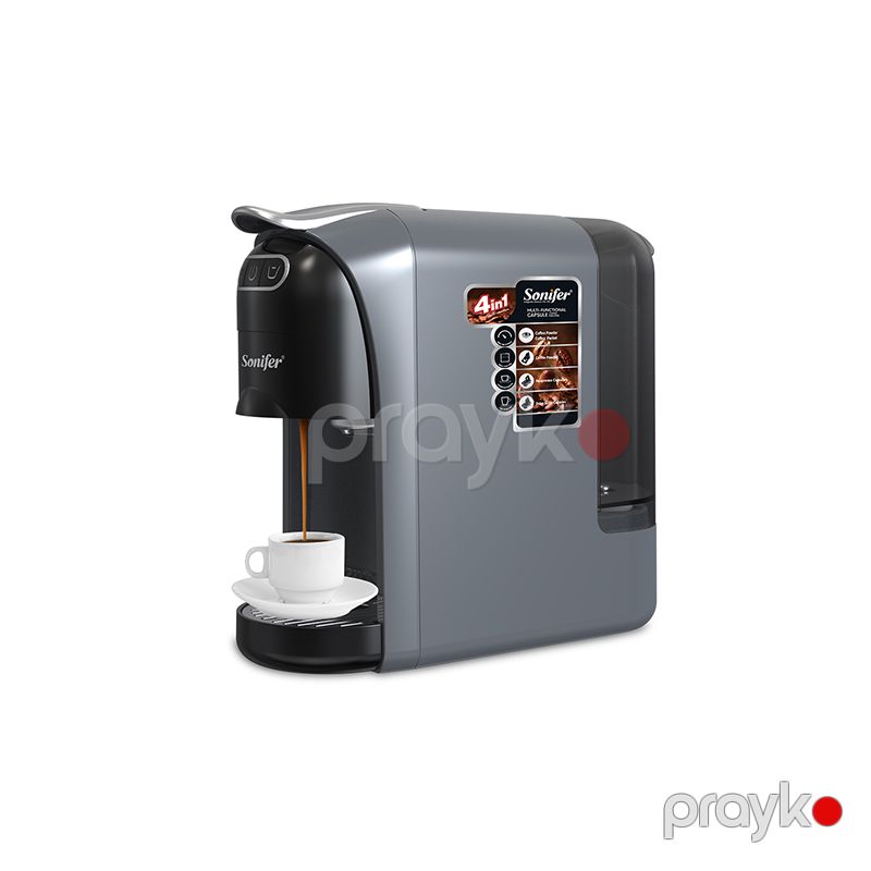 Sonifer SF-3579 Çoxfunksiyalı Kapsul Qəhvə Maşını, 4-ü 1-də Yüksək Təzyiqli Kofe Aparatı 19bar Qəhvə maşını — Digər mətbəx texnikası, Bakı (2)