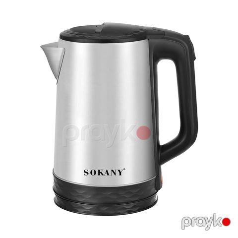 Sokany SK-09022 Elektrikli Çaydan Paslanmayan Polad Elektrikli Çaydan 1500W — Bakı