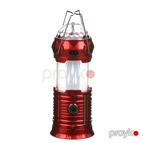 Düşərgə Fənəri Rengli Alov Lampası Günəş Batareyalı LED Gecə Lampası SX-6888T — Bakı