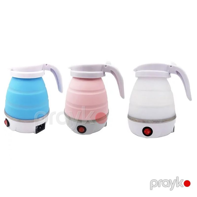 Qatlana Bilən Portativ Elektrik Çaydanı Qida Dərəcəli Polad Çaydan Daşınması Asan İsidici Səyahət Termosu Mini Fast Food AB Plug — Elektrik çaydanları və termoslar, Bakı (6)