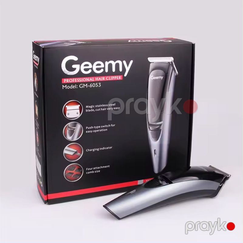 Geemy GM-6053 Kişilər Üçün Saç Saqqal Təraş Maşını Trimmer — Usturalar, trimmerler və epilyatorlar, Bakı (6)