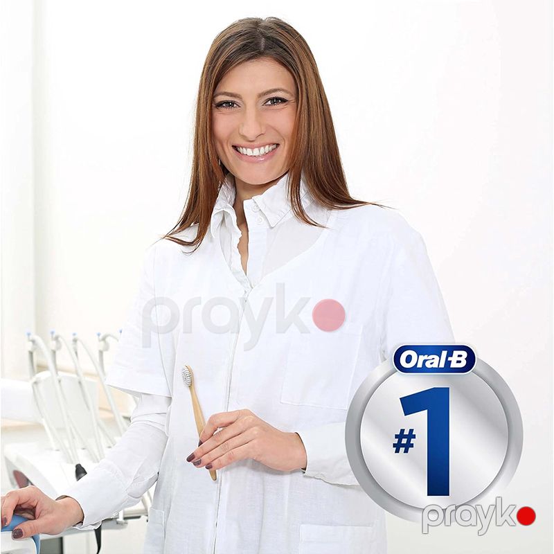 Oral-B Diş Eti Bakımı ve Plak Kalkanı Florürlü Diş Macunu 50 ml + Bamboo Diş Fırçası Oral-B Hediyye Diş Fırçası — Gözəllik və səhiyyə, Bakı (5)