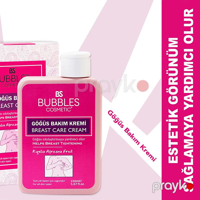 Bs Bubbles Cosmetikden Xanımlar Üçün Sinə Sıxlaşdırıcı Sinə Masaj Kremi Sinə Dolğunlaşdırıcı Krem 150ml — Gözəllik və səhiyyə, Bakı (3)