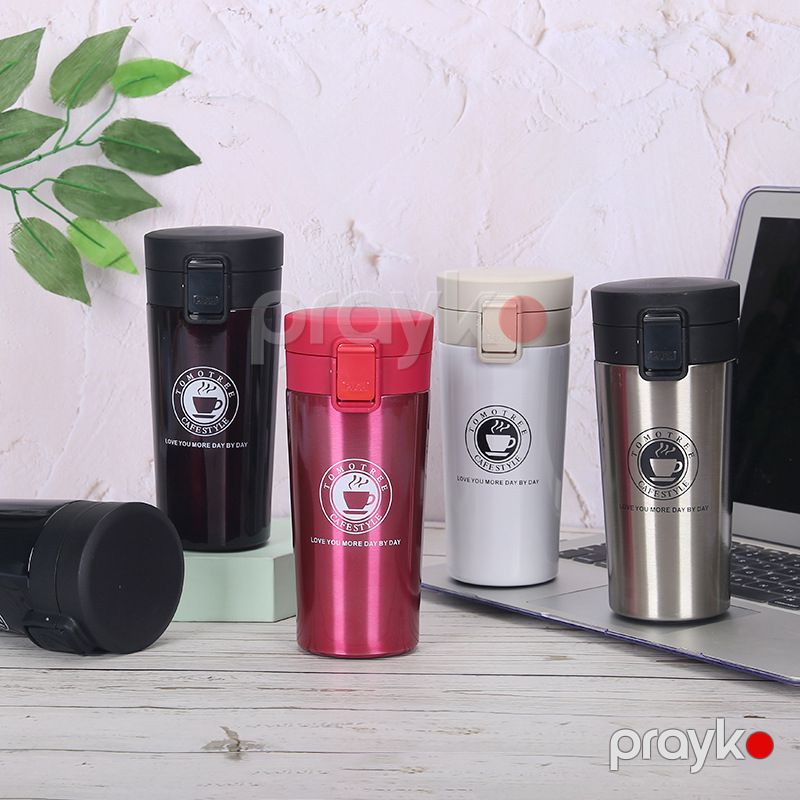 Bounce içkiləri isti saxlamaq üçün şüşə paslanmayan polad Milad Garrafa termal fincan 350ml — Mallar, Bakı (3)