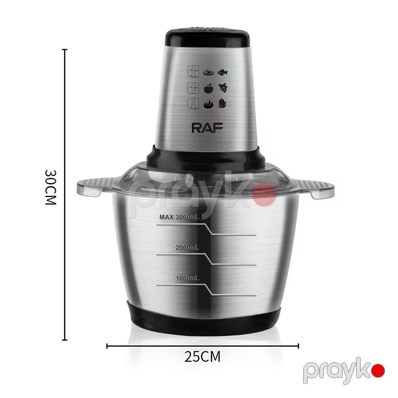 RAF R.7031 Çoxfunksiyalı Elektrikli Mətbəx Doğrayıcısı Tərəvəz Doğrayıcı 1000W guclu doğrayıcı — Blenderlər, xırdalayanlar və mikserlər, Bakı (5)