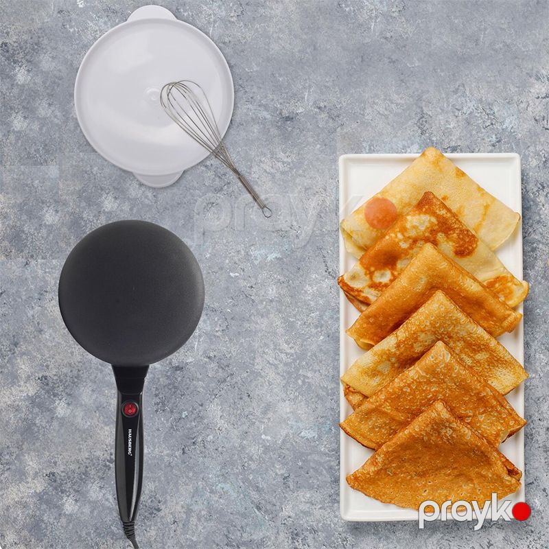 Hausberg HB-9910NG Pancake Qabı Blinçik bişirən yığcam dizaynlı yapışmayan Bilinçik hazırlayıcı 700v — Toster və vaflyasıcı, Bakı (6)