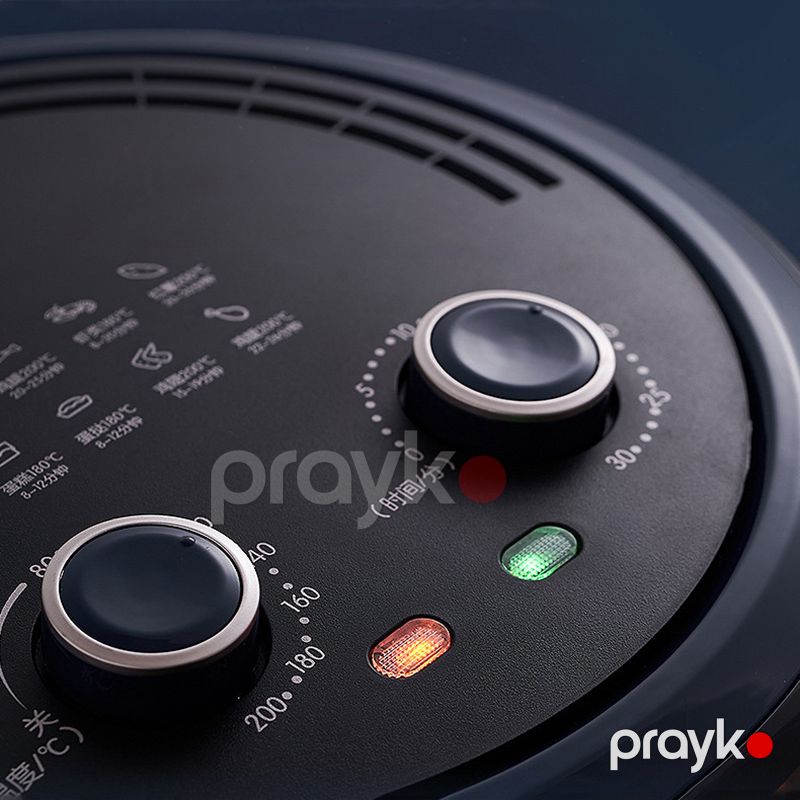 Sokany Elektrikli Peşəkar Air Fryer Blue 1800W Gücündə Professional İkiqat Paslanmaz Polad 8L Fritöz — Digər mətbəx texnikası, Bakı (4)