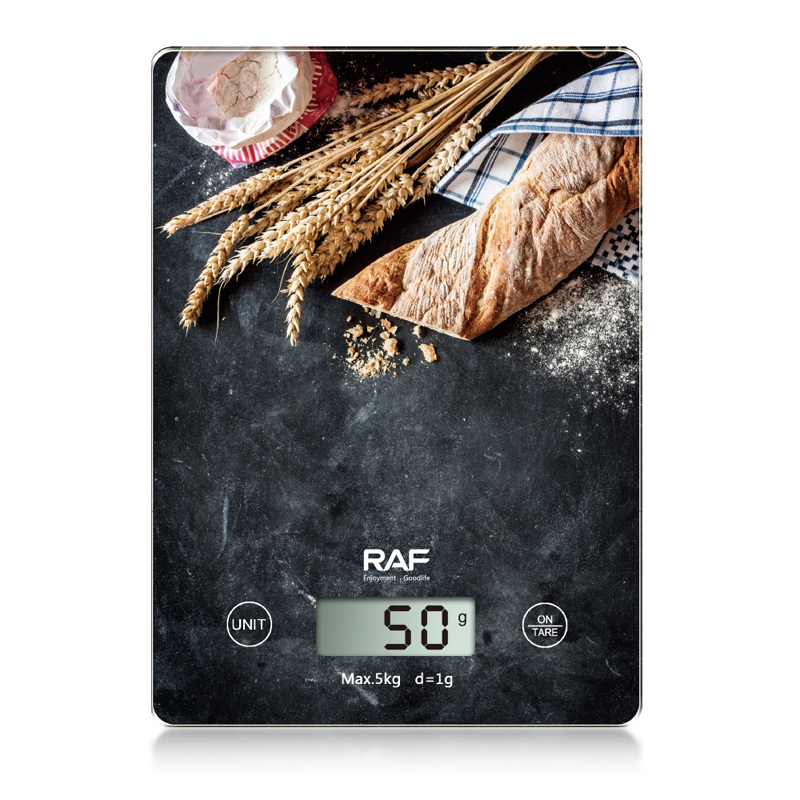 Raf R.10004 - Elektron Mətbəx Tərəzisi, 5 kq Tutum, Dəqiq Ölçmə, LCD Displey — Tərəzi, Bakı (2)
