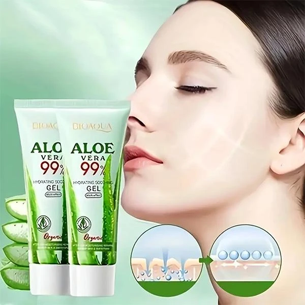 Universal gel Bıoaoua 99% aloe vera 50q. 1+1 Hədiyyə — Mallar, Bakı (2)