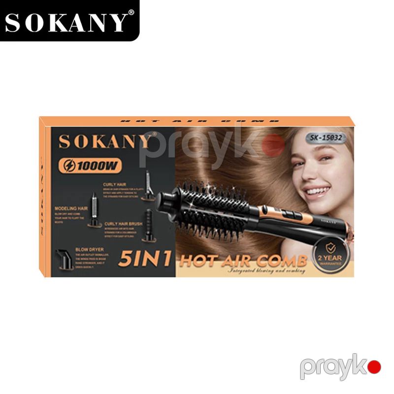 Sokany SK-15032 Çoxfunksiyalı Saç Quruducu Fen Dəsti 5 Fərqli Başlıqlı Fen — Fən, Bakı (6)