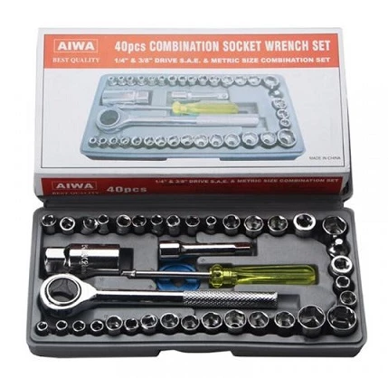40 hissədən ibarət Aiwa Piece Tool Set Alət dəstii + Keys — Mallar, Bakı (2)