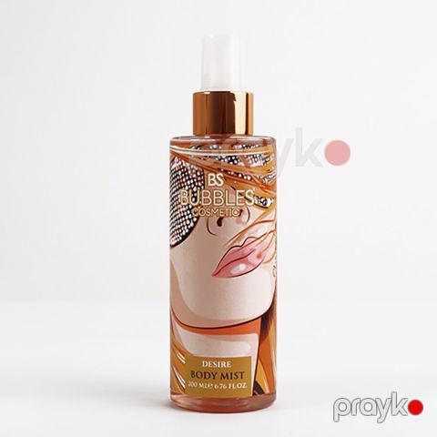 Bs Bubbles Cosmetic Xanımlar Üçün Özəl Hazırlanmış Xoş Ətirli Bədən Spreyi Body Mıst Desıre 200ml — Bakı