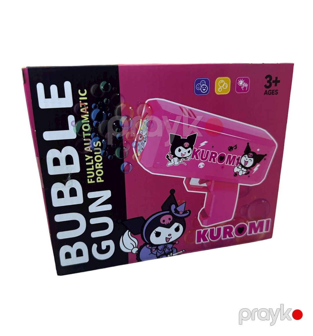 Sabun köpükləri buraxan Bubble Gun Kuromi PP577-2, çəhrayı, 20х15х7 sm, 3+ yaş — Sabun köpükləri, Bakı (2)
