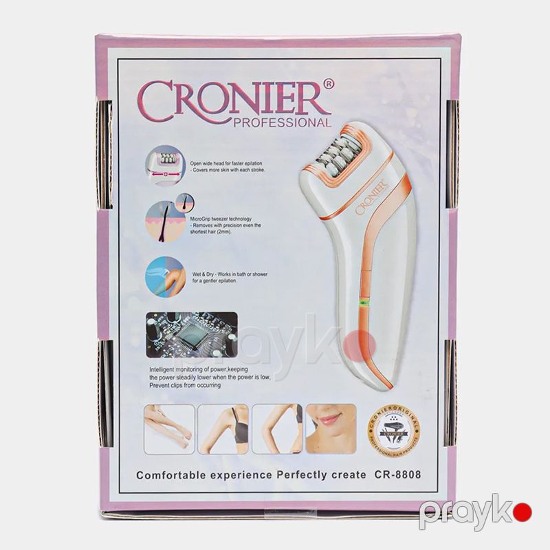 Bədən üçün Epilyator Cronıer CR 8808 Qadın Epilyatoru Micro Grip Maqqaş Texnologiyası — Usturalar, trimmerler və epilyatorlar, Bakı (6)