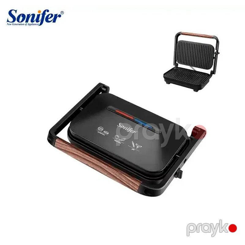 Sonifer SF-6160 Çoxfunksiyalı Elektrikli Toster Sandviç Tost Izgara Hazırlayan 1200W — Toster və vaflyasıcı, Bakı (5)