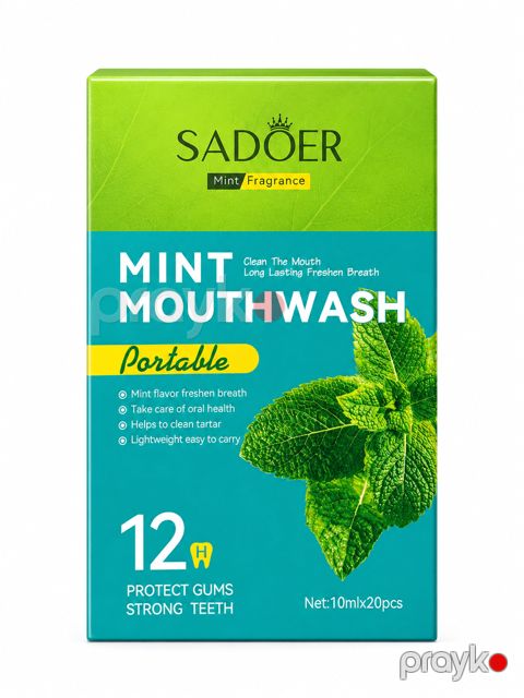 Ağız boşluğuna qulluq dəsti Sadoer Mint 10x20 ml — Bakı