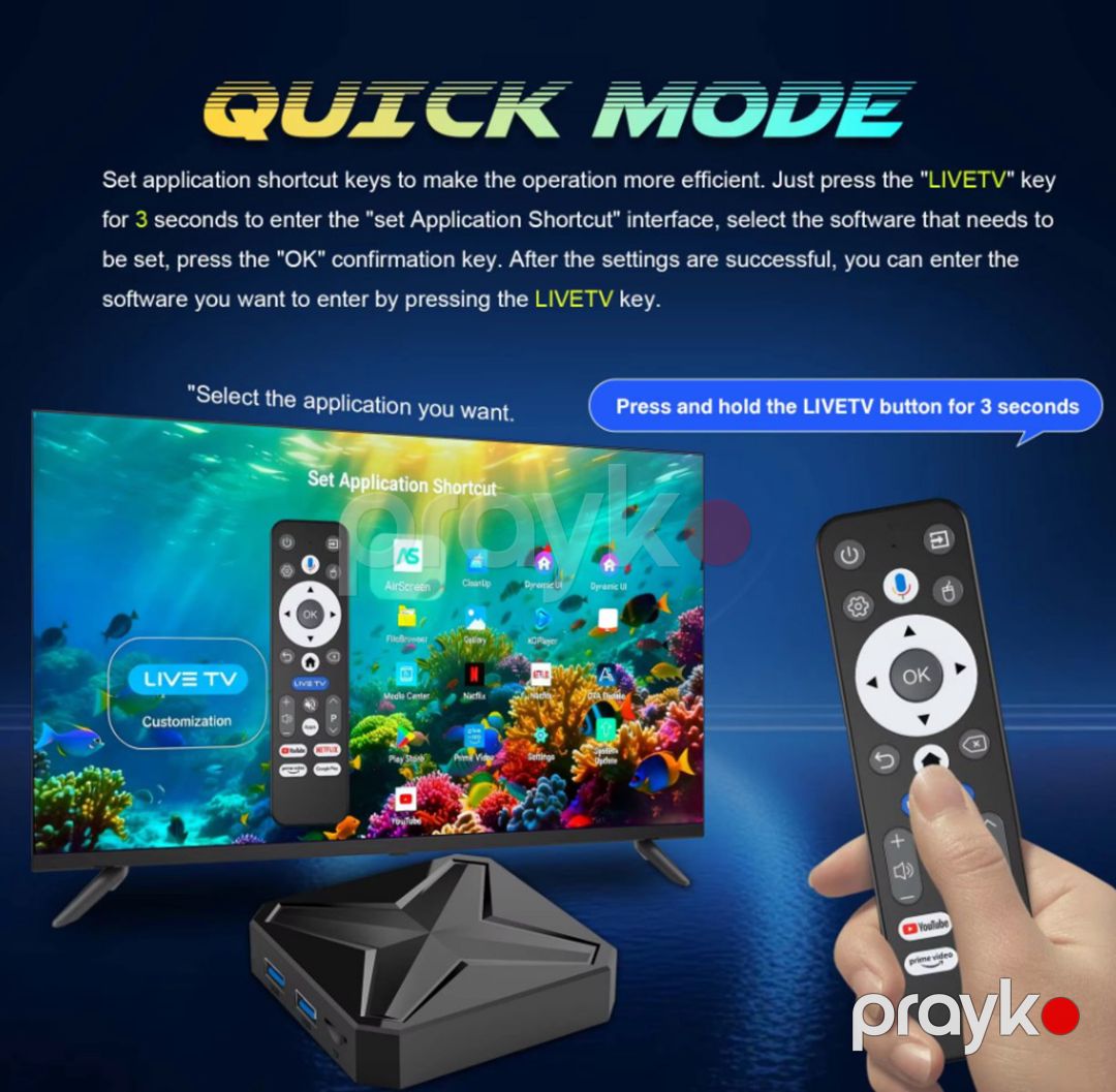 Smart TV Box Q1MINI 128GB/8GB 2026 — TV və Video, Bakı (4)