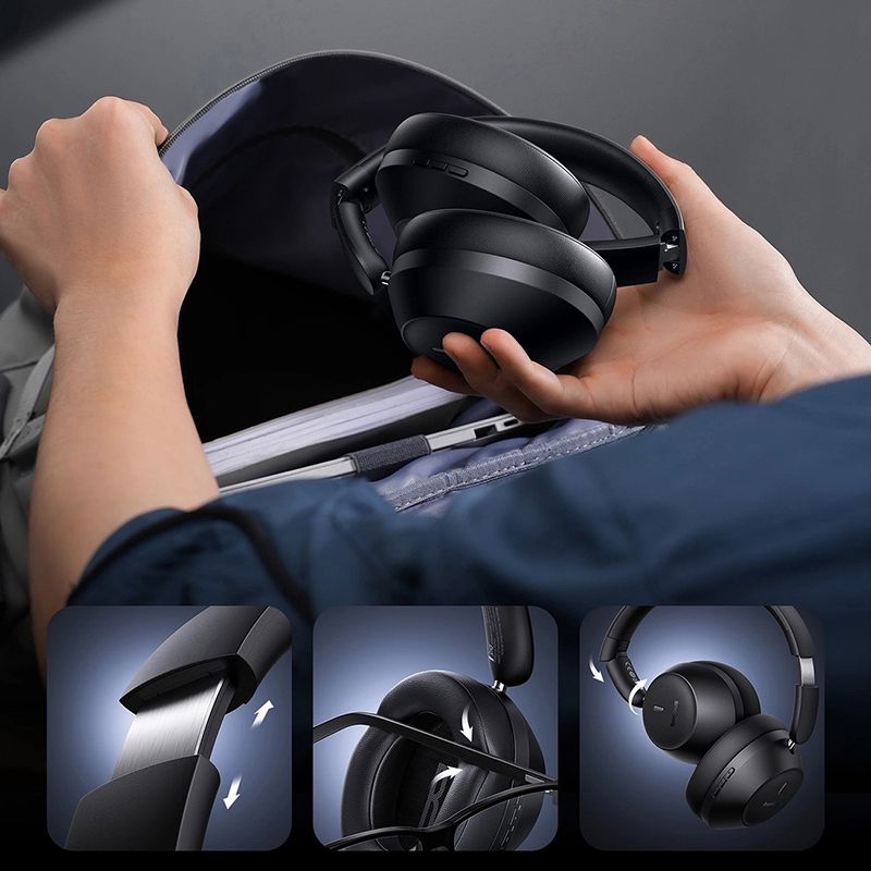 Baseus Bass 30 Max Simsiz Qulaqlıq Wireless Headphones Twilight Grey — Telefonlar və qadjetlər, Bakı (5)