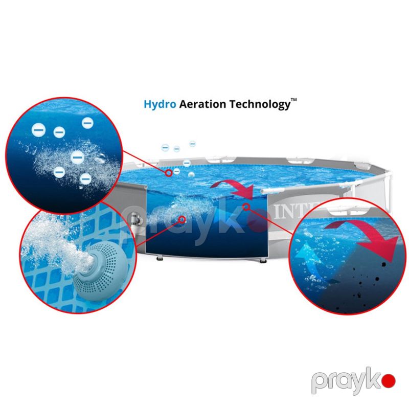 İntex 26702 Prism Frame Hovuz 305 x 76 sm Uşaqlar və Böyüklər üçün Hovuz — Hovuzlar, Bakı (5)