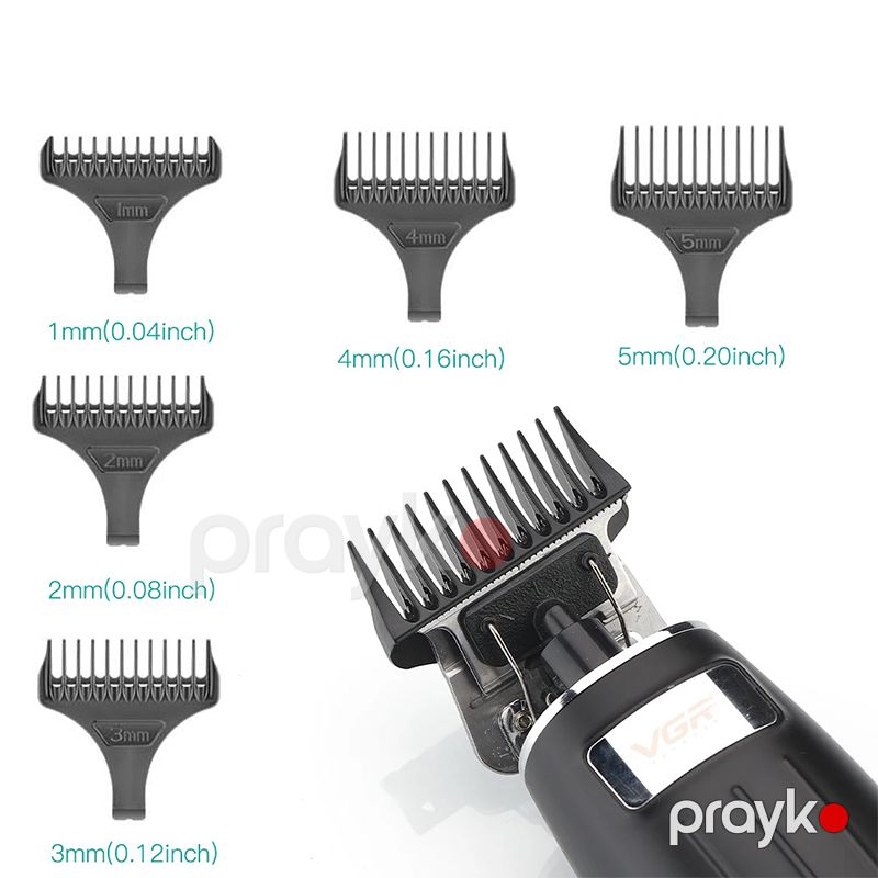 Kişilər Üçün VGR Trimmer Saç Kəsmə Makinası Professional Saç Kəsmə Makinası Təkrar doldurulan Saç Kəsmə Makinası — Usturalar, trimmerler və epilyatorlar, Bakı (4)