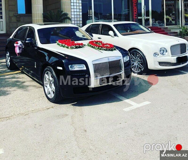 Rolls Royce ghost black, 2017 il — Minik avtomobili icarəsi, Bakı (9)