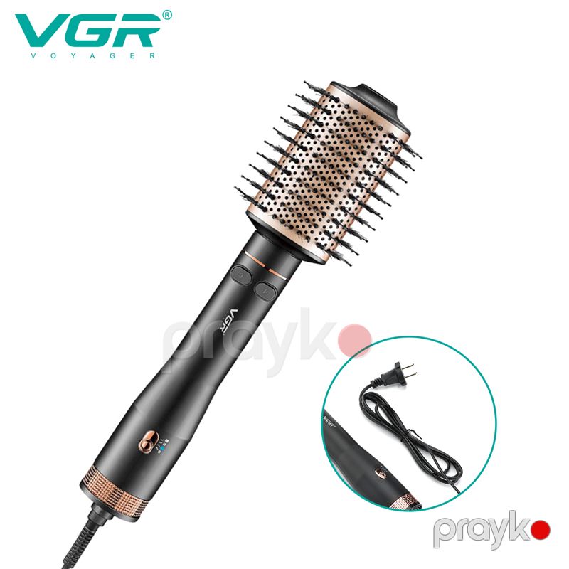 VGR V-494 Saç qurutma Feni və Həcmləndirici Fırça Bütün Saç Tipləri üçün Uyğun Düzləşdirən Daraqlı Fen 800W — Fən, Bakı (3)