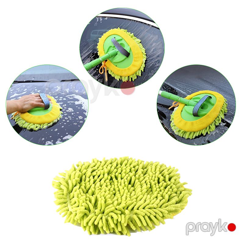 2si 1 Arada Avtomobil Təmizləmə Fırçası 180° Fırlanan Mikrofiber Mop Yumuşaq Başlı Super Uducu Avtomobil Yuma Fırçası — Ehtiyat hissələri və aksesuarlar, Bakı (5)