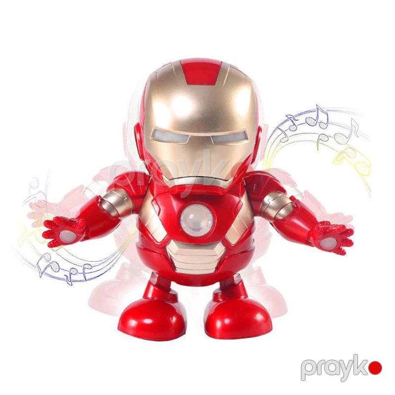 Dance Hero Dəmir Adam Musiqili Rəqs Edən Robot Uşaqlar üçün Oyuncaq Robot — Oyuncaqlar, Bakı (4)