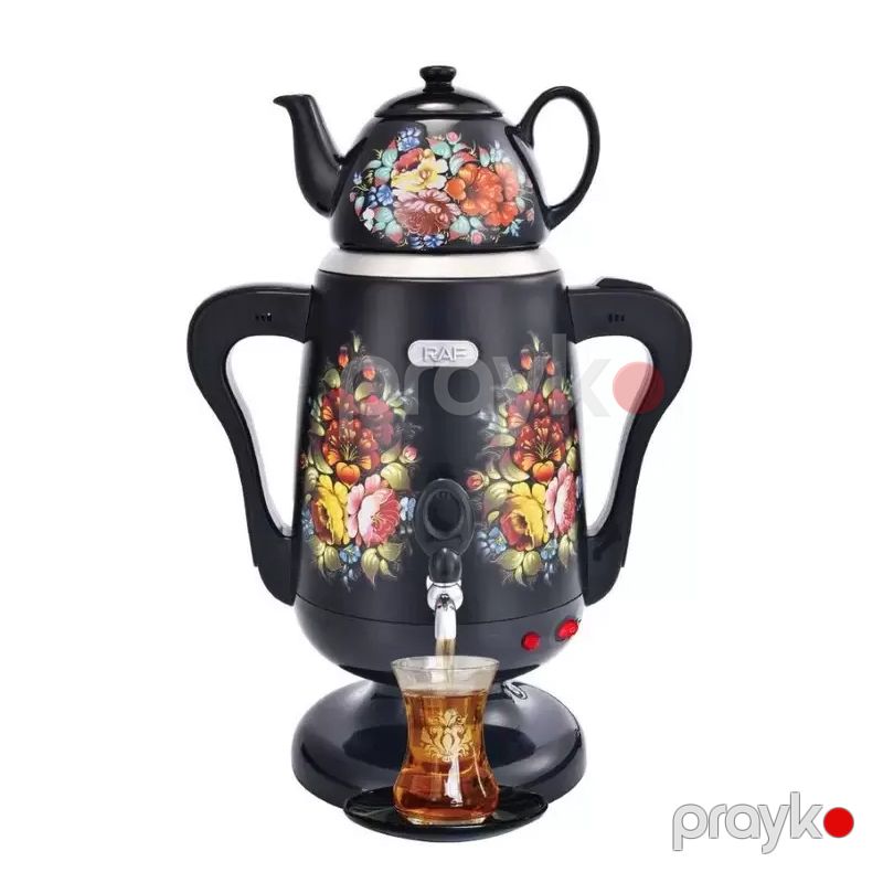 Elektrik Samovarı RAF R-7118 3.5L Çaynik Şamovar Dəsti Müxtəlif Rəng Seçimi İlə RAF Samovar R.7118R 1000 Vt — Samovarlar, Bakı (4)