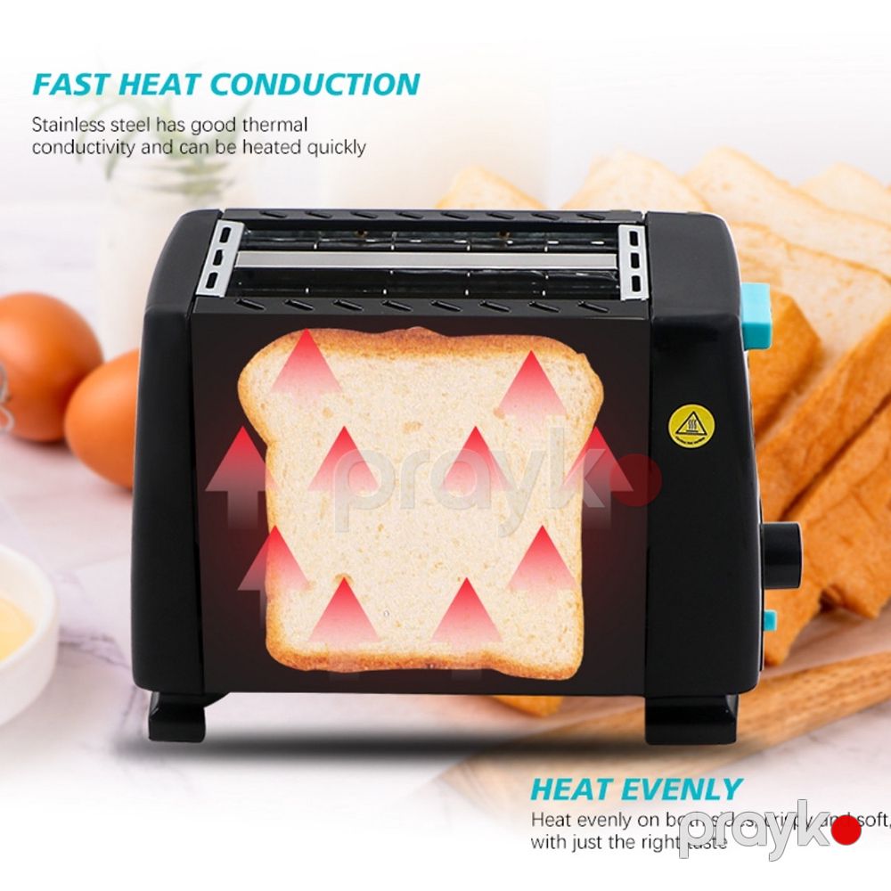 2 Dilimli Toster Haeger HG-263 650W Mətbəx Aləti 2 Dilimli Toster, Tosterlər — Toster və vaflyasıcı, Bakı (2)