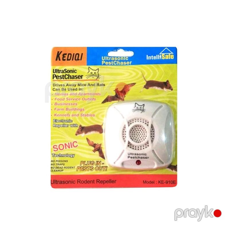 Ultrasonik Ağıllı Sensor Zərərvericilərinə Qarşı Siçovul Qovan Cihaz UltraSonic Pest Chaser KE-910E — Mallar, Bakı (6)