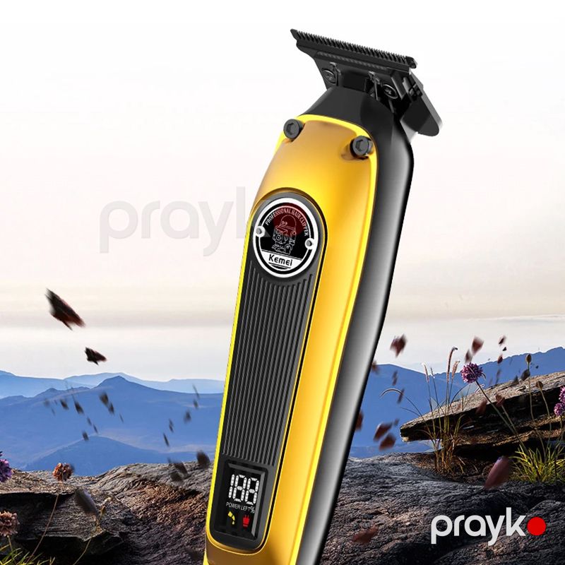 Kemei KM-1855 Saç Saqqal Təraş Maşını Yüksək Keyfiyyətli Professional Kişi Üçün Trimmer — Usturalar, trimmerler və epilyatorlar, Bakı (3)