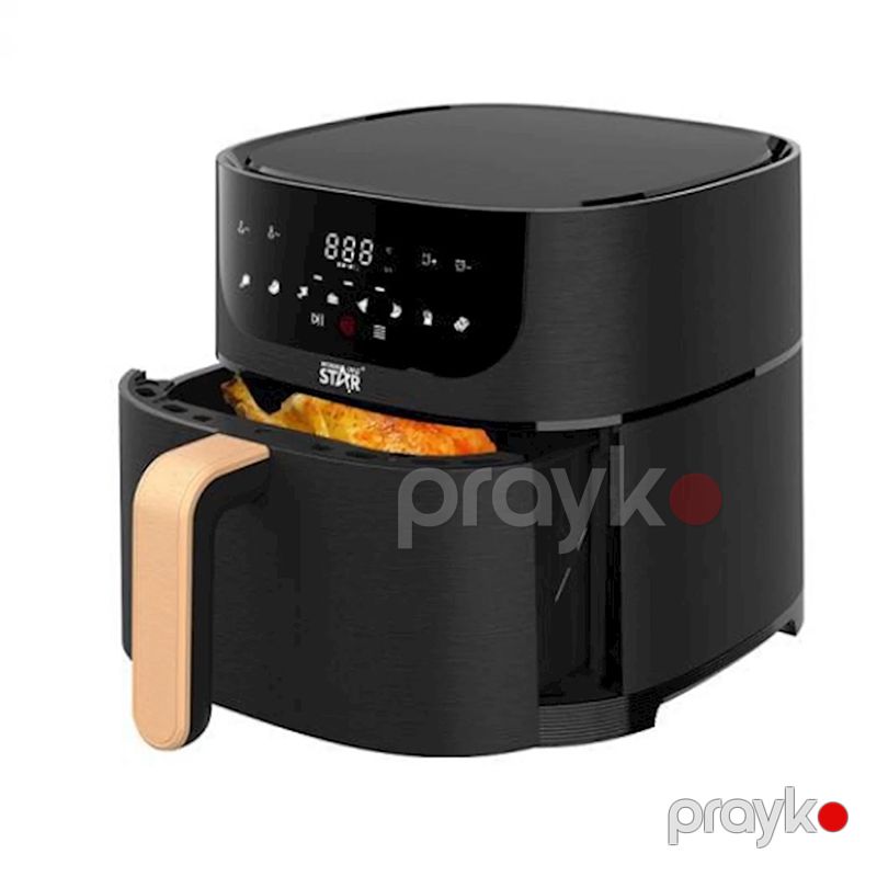 Star ST-9652 Air Fryer Sensor Ekranlı Hava Fritözü 6L Elektrikli Yağsız Soba Rəqəmsal Hava Fritözü — Digər mətbəx texnikası, Bakı (2)