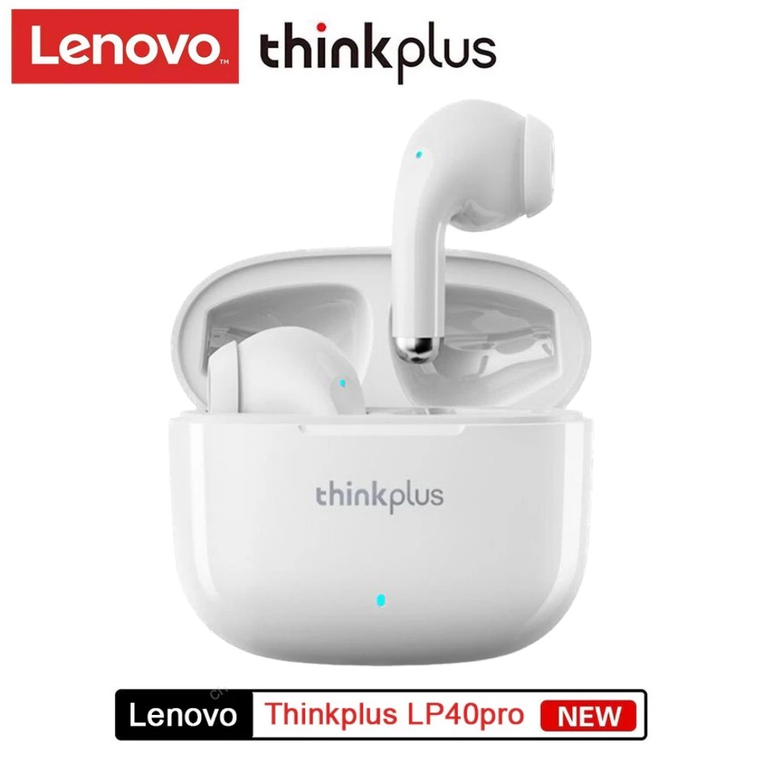Lenovo Thinkplus LivePods LP40 pro TWS Stereo Simsiz Qulaqlıqlar, Qara/Ağ — Simsiz qulaqlıqlar, Bakı (3)
