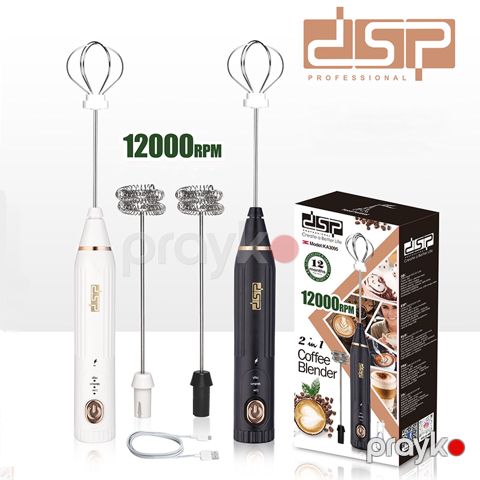 DSP BatareyaTəkrar Doldurulan Südlü Kapuçino Hazırlayıcısı Kofemolca Mikser Yüksək Sürətli Protativ Kofe Qarışdırıcısı Kofe Hazırlayıcı — Bakı