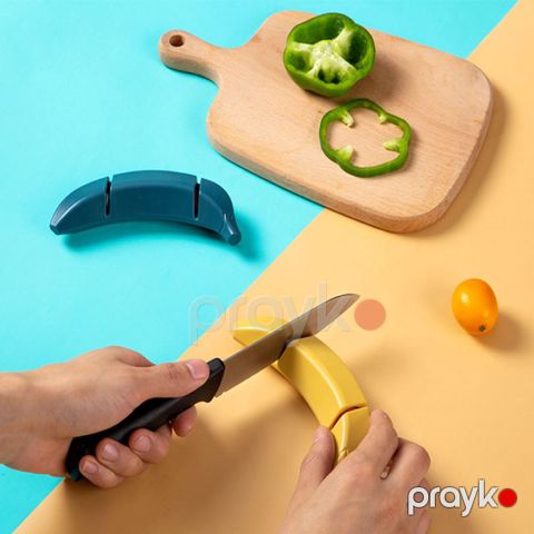 Banan formalı Bıçaq İtiləyən Alət Mətbəx Bıçağı İtiləyici — Bakı