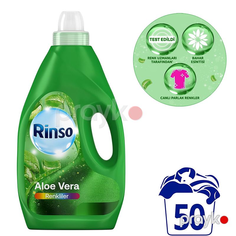 Rinso Sıvı Çamaşır Deterjanı Renkliler İçin Aloe Vera Deterjanı 3 L Renkli Kiyafet Bakım Serisi Paltaryuyan Üçün Yuyucu Maye — Mallar, Bakı (4)