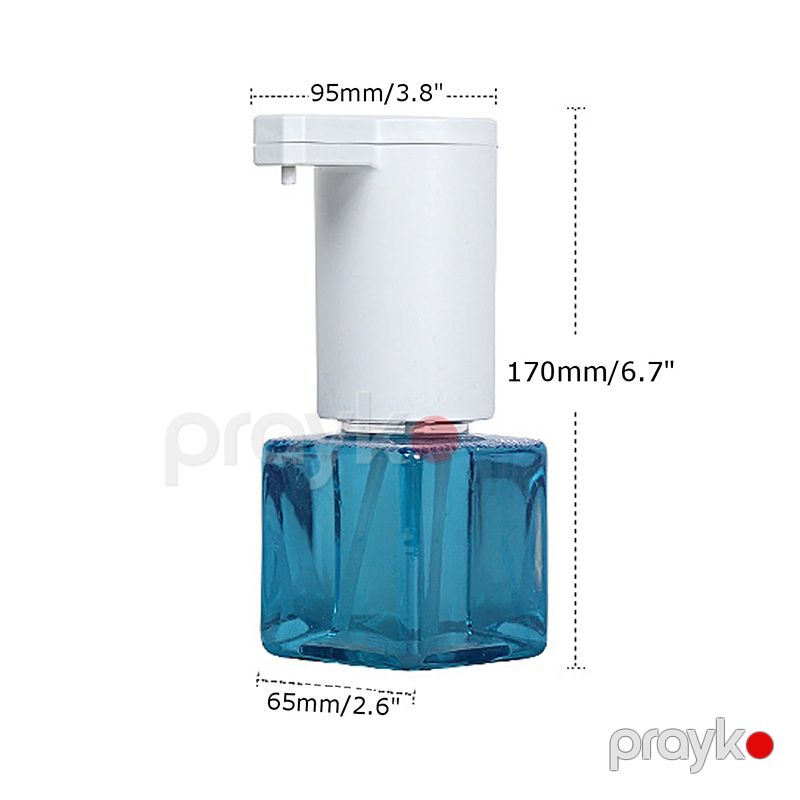 Avtomatik köpük sabun dispenseri USB smart portativ maye sabun dispenseri vanna otağı üçün əl təmizləyici şüşə dispenser — Mallar, Bakı (6)