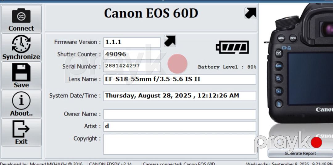 Canon EOS 60D+18-55mm kit lens — Foto və video texnikası, Bakı (5)