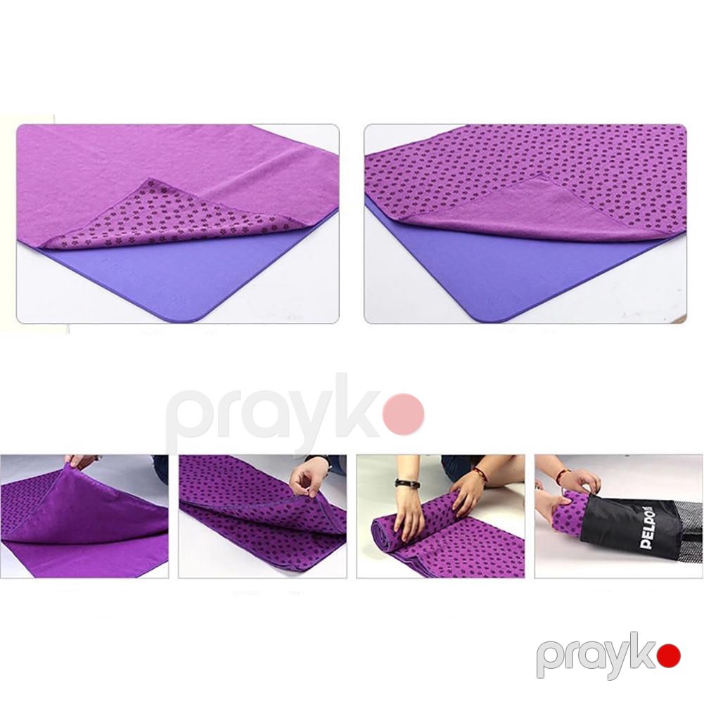 Yousheng yoga mat dəsmal sürüşməyən yoga mat yorğan İdman zalı İdman fitness məşq yastığı məşq yoga pilates — Fitness və yoqa, Bakı (6)