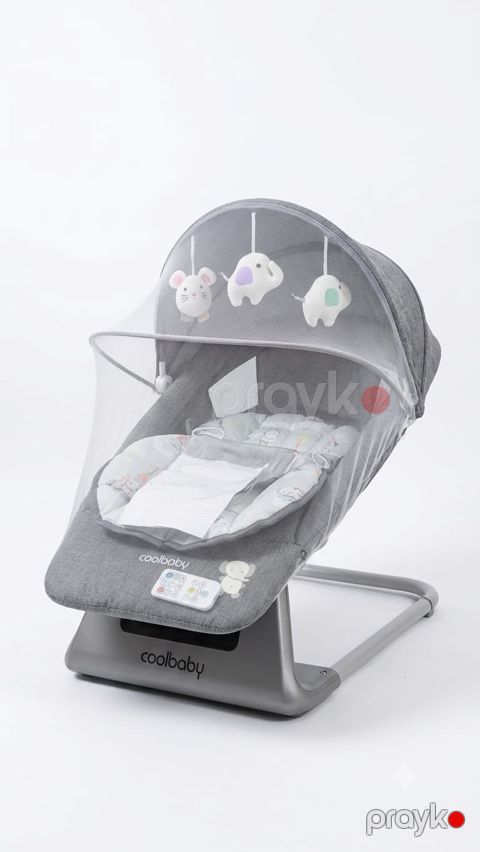Yelləncək-beşik Cool Baby 12 kq qədər 0-12 ay Boz — Bakı