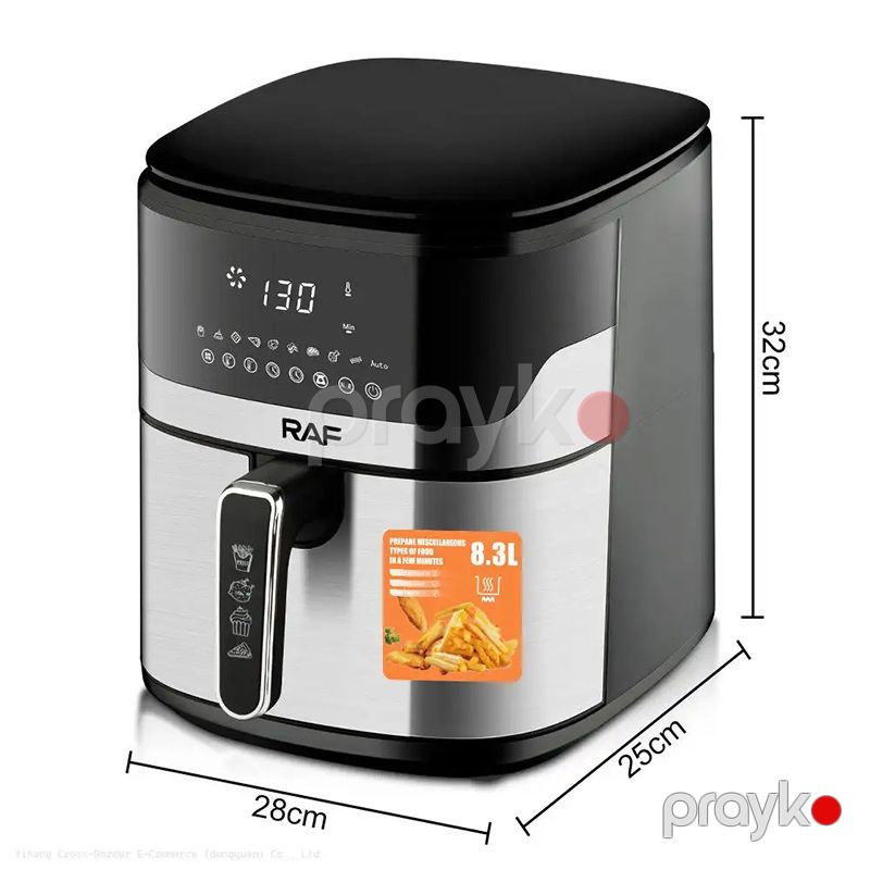 RAF R.5375 Çoxfunksiyalı Elektrikli Qızardıcı Hava Fritöz Airfryer 1600W — Digər mətbəx texnikası, Bakı (3)